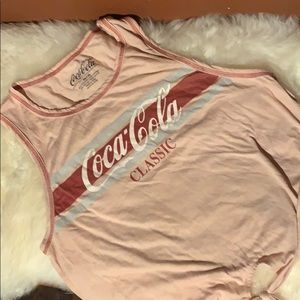 Blush pink Coca-Cola crop